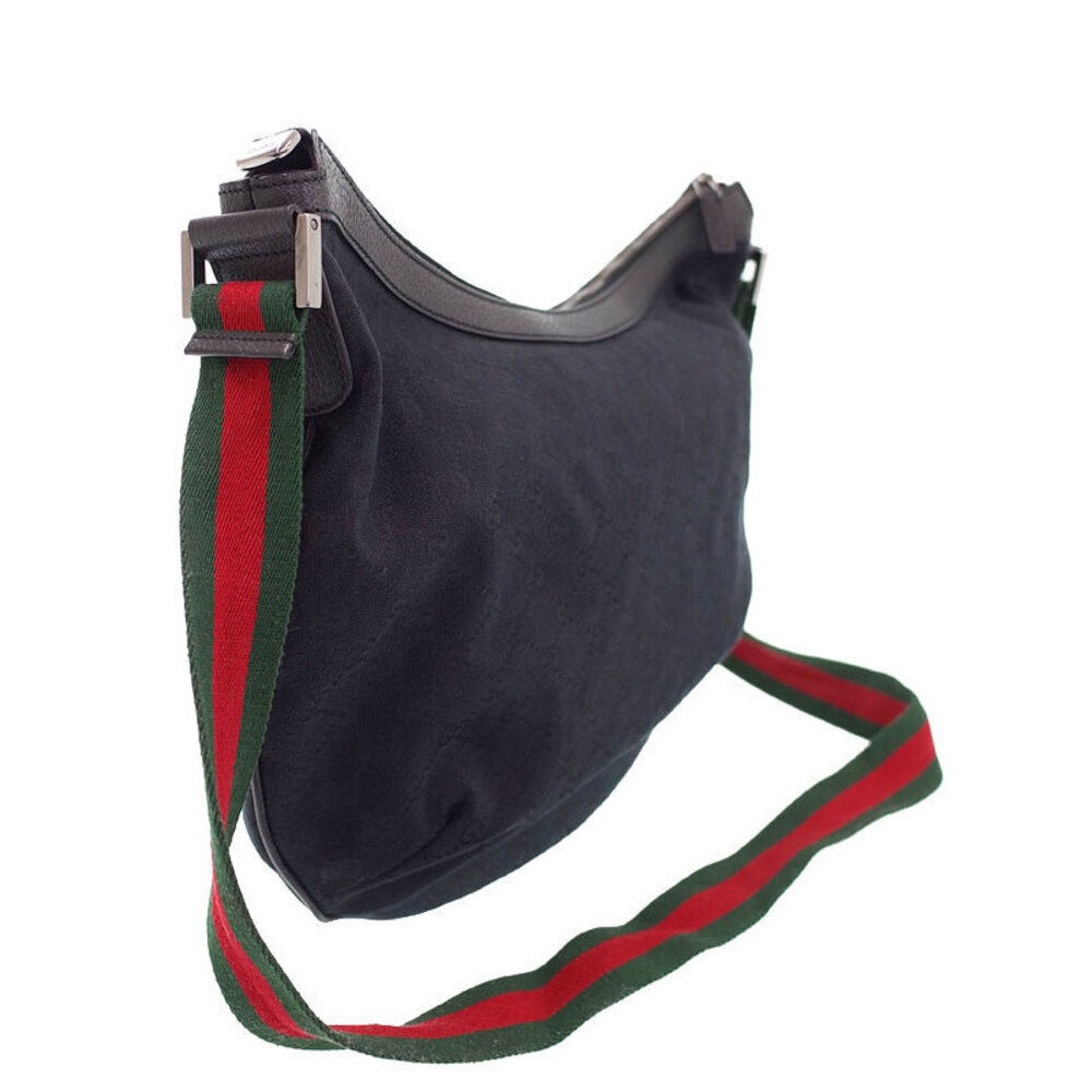 Gucci Bag Web GG Black Crossbody Canvas